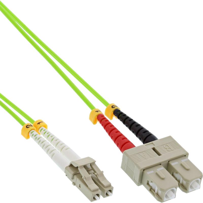 LWL Patchkabel LC/SC OM5 – Multimode Duplex, halogenfrei